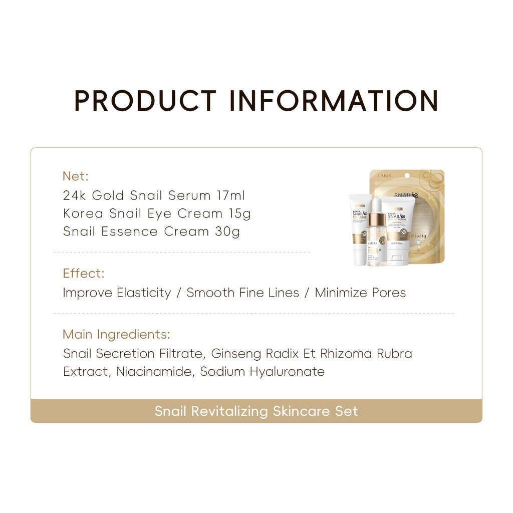 Snail Mucin Anti-Aging Skin Care Set