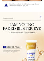 Collagen Roll-On Eye Cream for Dark Circles and Puffiness