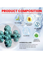 Star Shaped Hydrocolloid Acne Patches for Blemishes