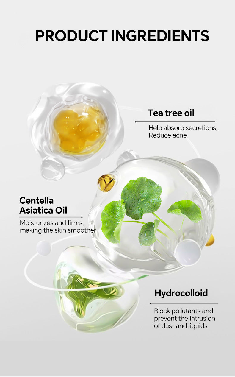 Star-Shaped Hydrocolloid Acne Patches for Clear Skin - 11