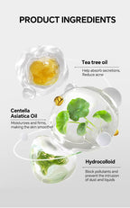 Star-Shaped Hydrocolloid Acne Patches for Clear Skin