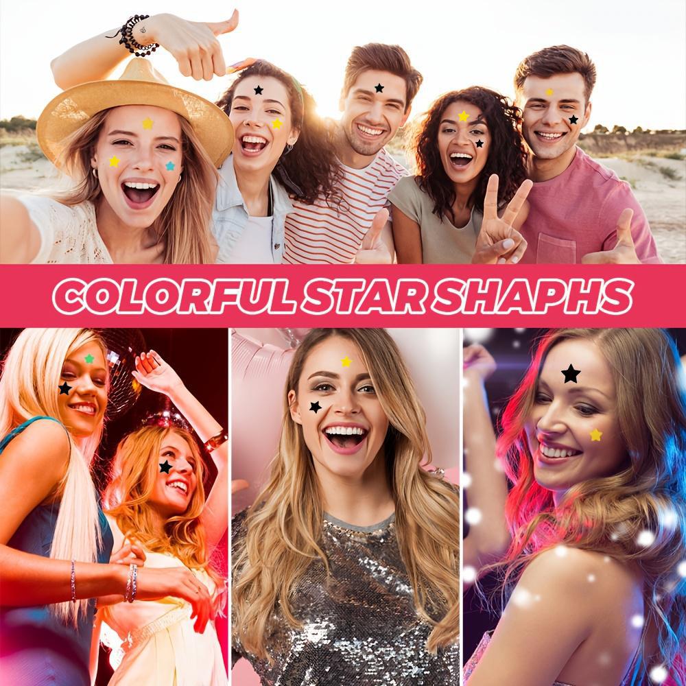 Star-Shaped Hydrocolloid Acne Patches for Fast Blemish Healing