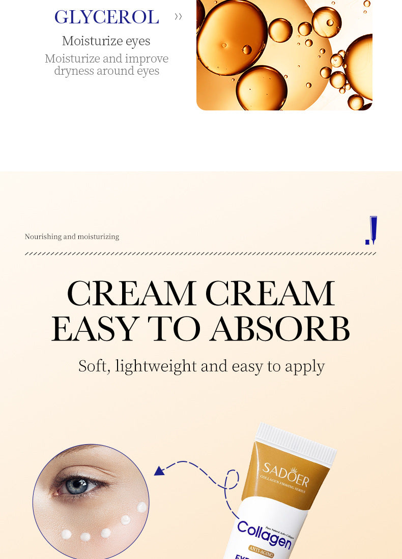 Collagen Roll-On Eye Cream for Dark Circles and Puffiness - 17