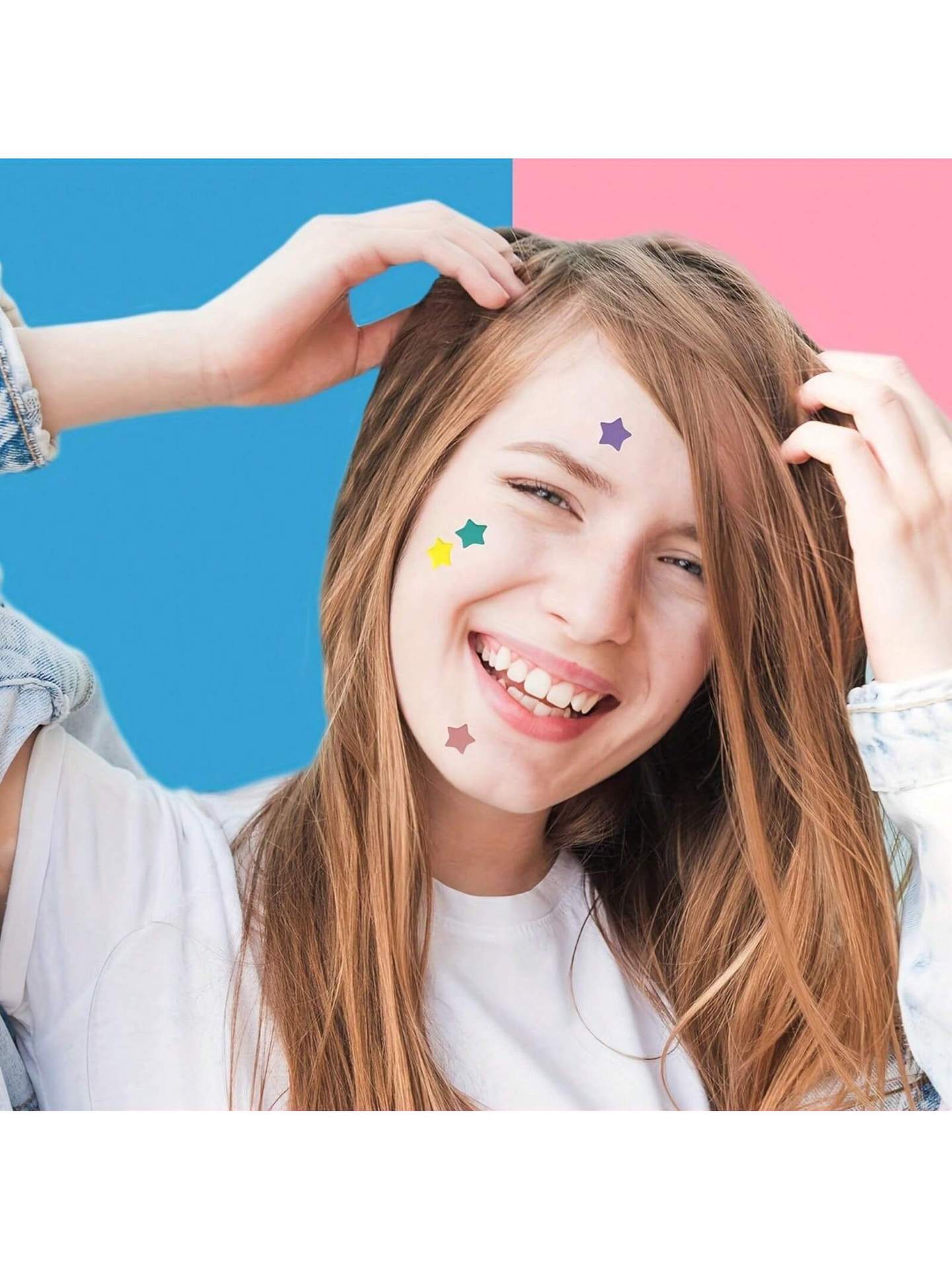 Star Shaped Hydrocolloid Acne Patches for Blemishes - 8