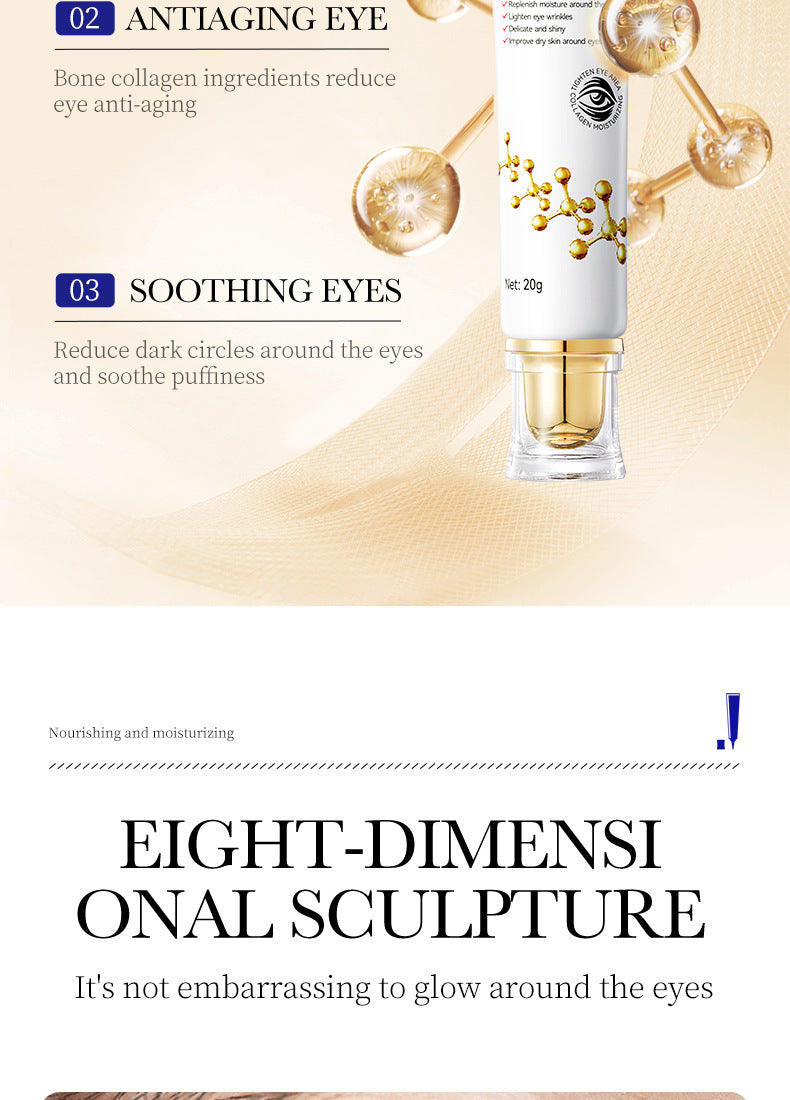 Collagen Roll-On Eye Cream for Dark Circles and Puffiness