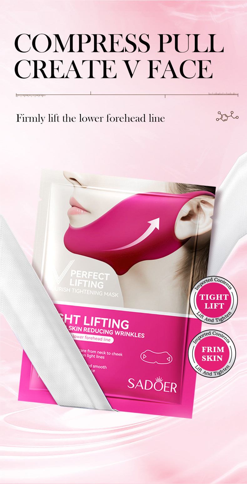 V-Shape Face Lifting Hydrogel Mask for Jawline Firming - 7