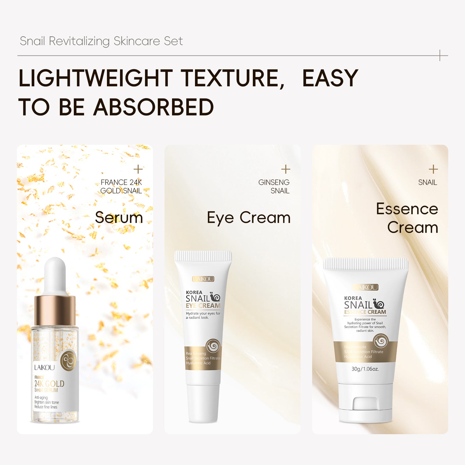 Snail Mucin Anti-Aging Skin Care Set - 13