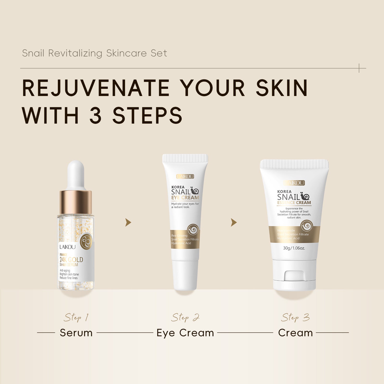 Snail Mucin Anti-Aging Skin Care Set - 14