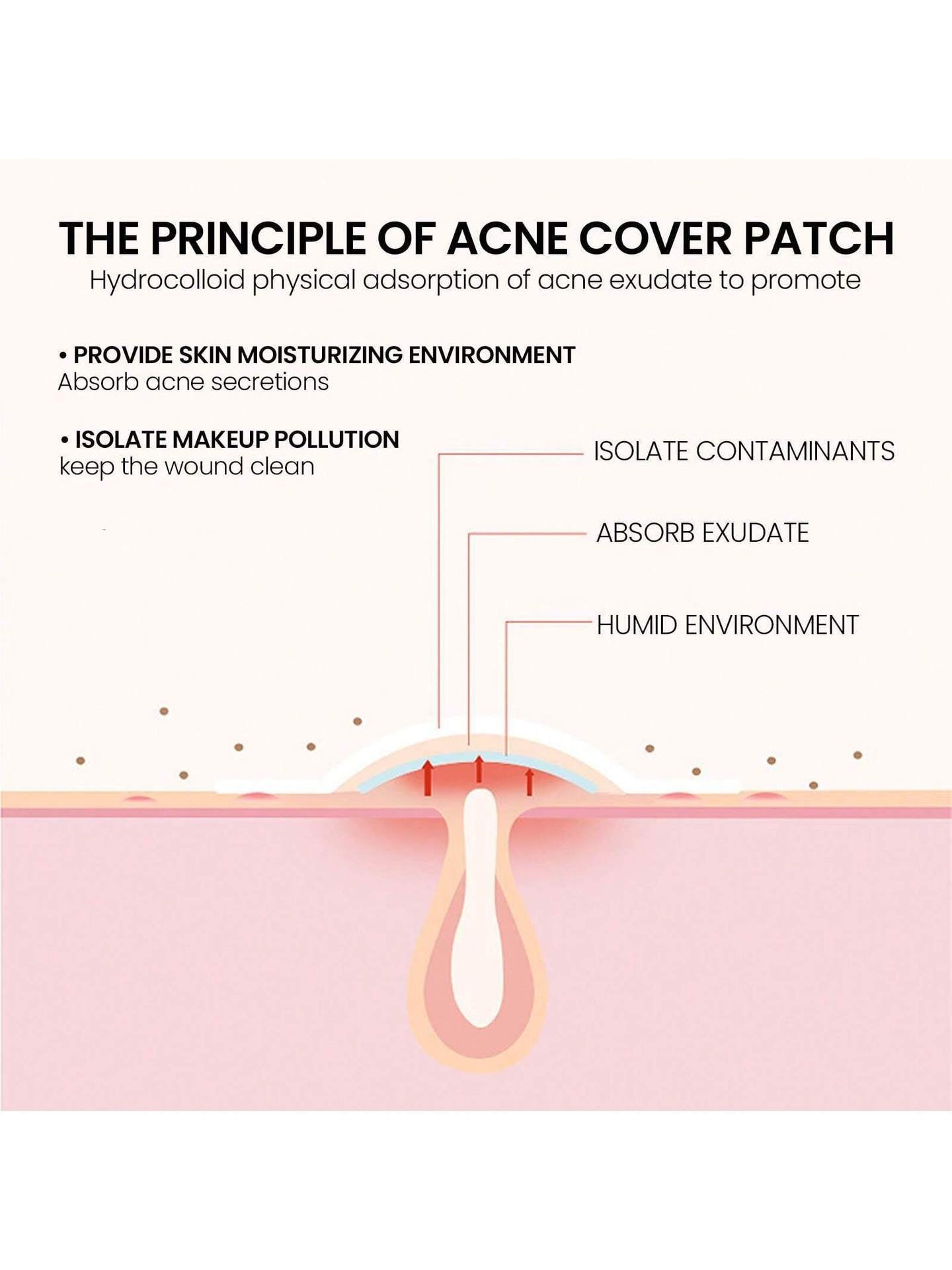 Star Shaped Hydrocolloid Acne Patches for Blemishes - 10
