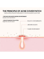 Star Shaped Hydrocolloid Acne Patches for Blemishes