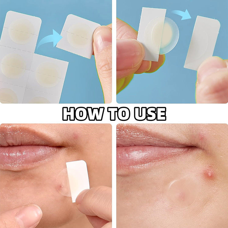 Invisible Hydrocolloid Acne Pimple Patches
