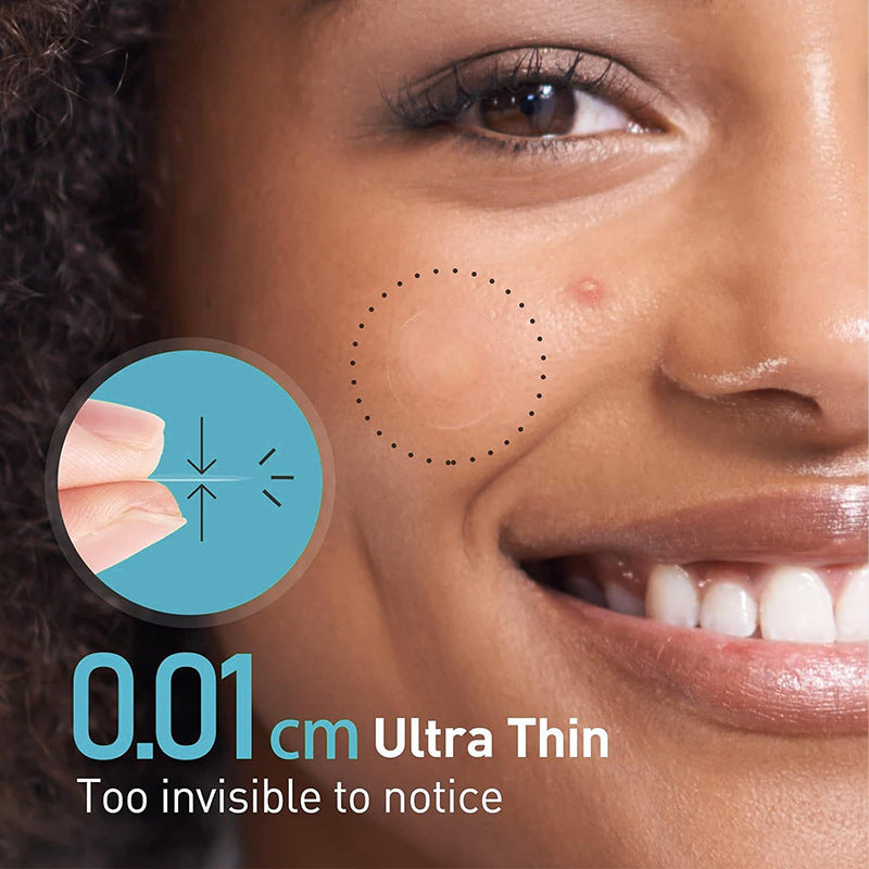 Invisible Hydrocolloid Acne Pimple Patches - 10
