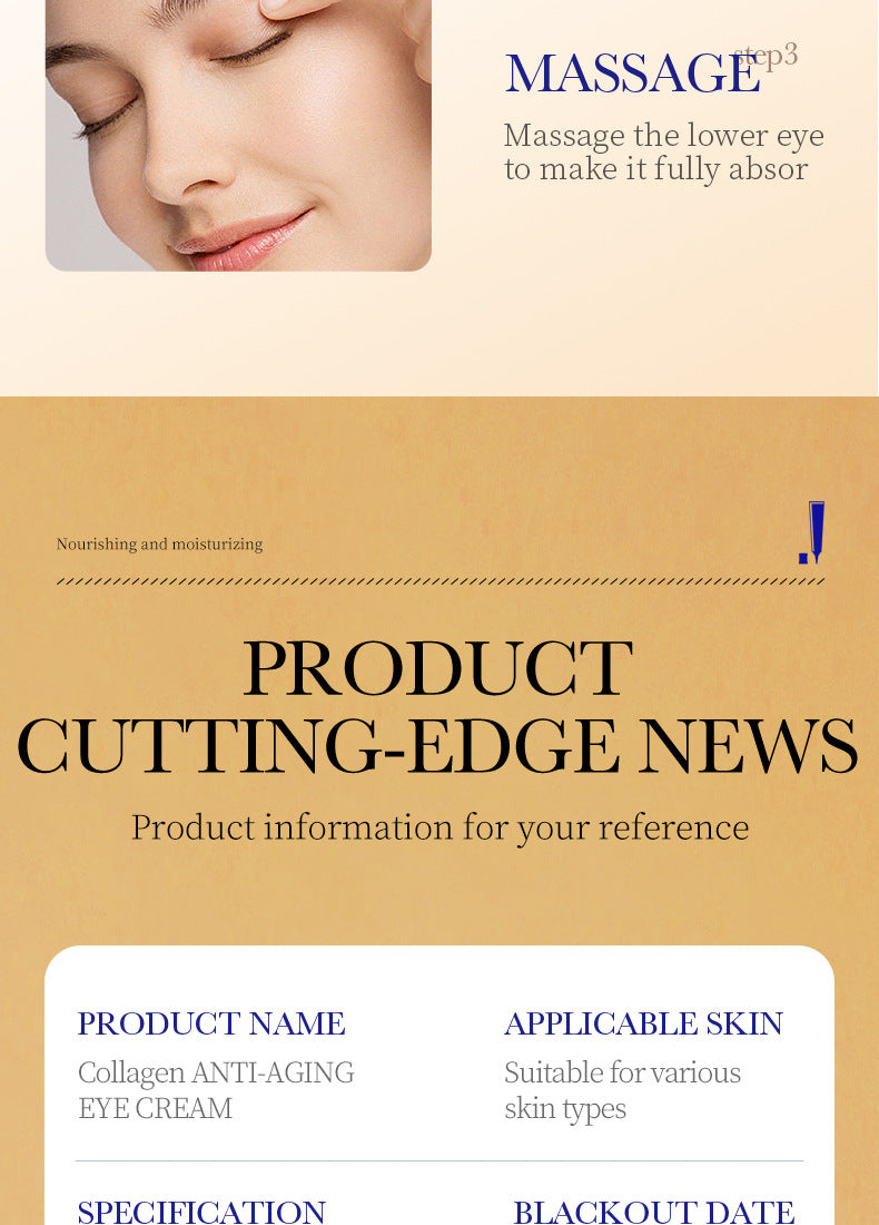 Collagen Roll-On Eye Cream for Dark Circles and Puffiness - 21