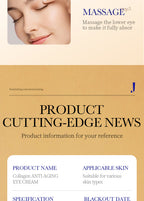 Collagen Roll-On Eye Cream for Dark Circles and Puffiness