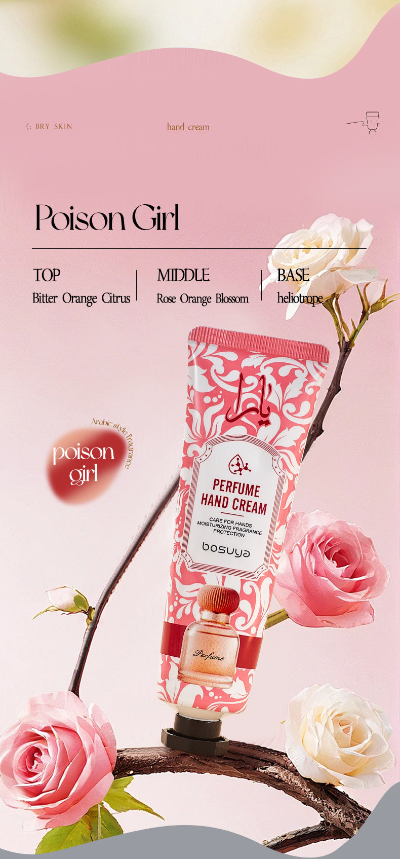 Moisturizing Plant Fragrance Hand Cream Set for Dry Skin - 15