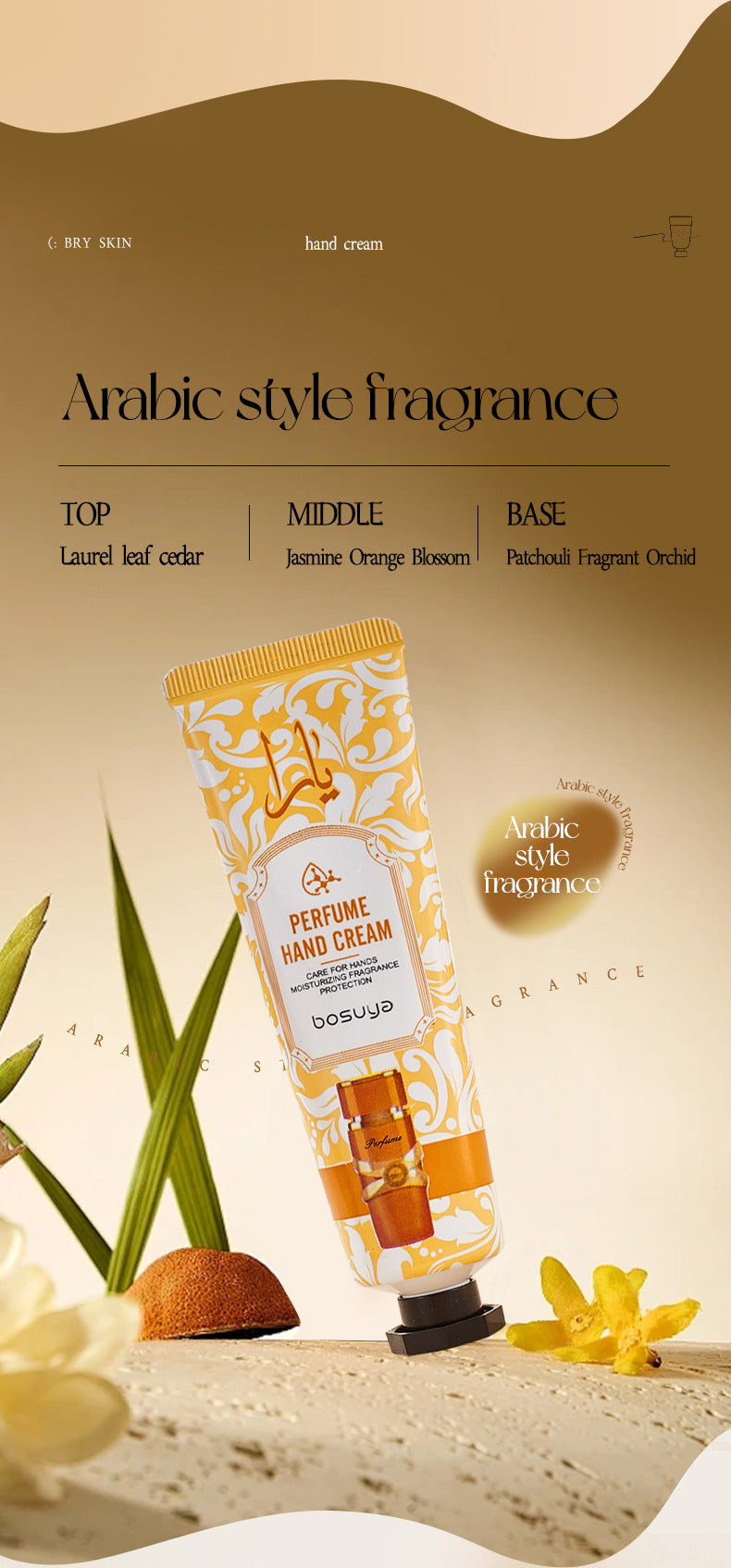 Moisturizing Plant Fragrance Hand Cream Set for Dry Skin - 13