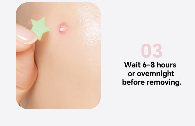 Star-Shaped Hydrocolloid Acne Patches for Clear Skin - 17