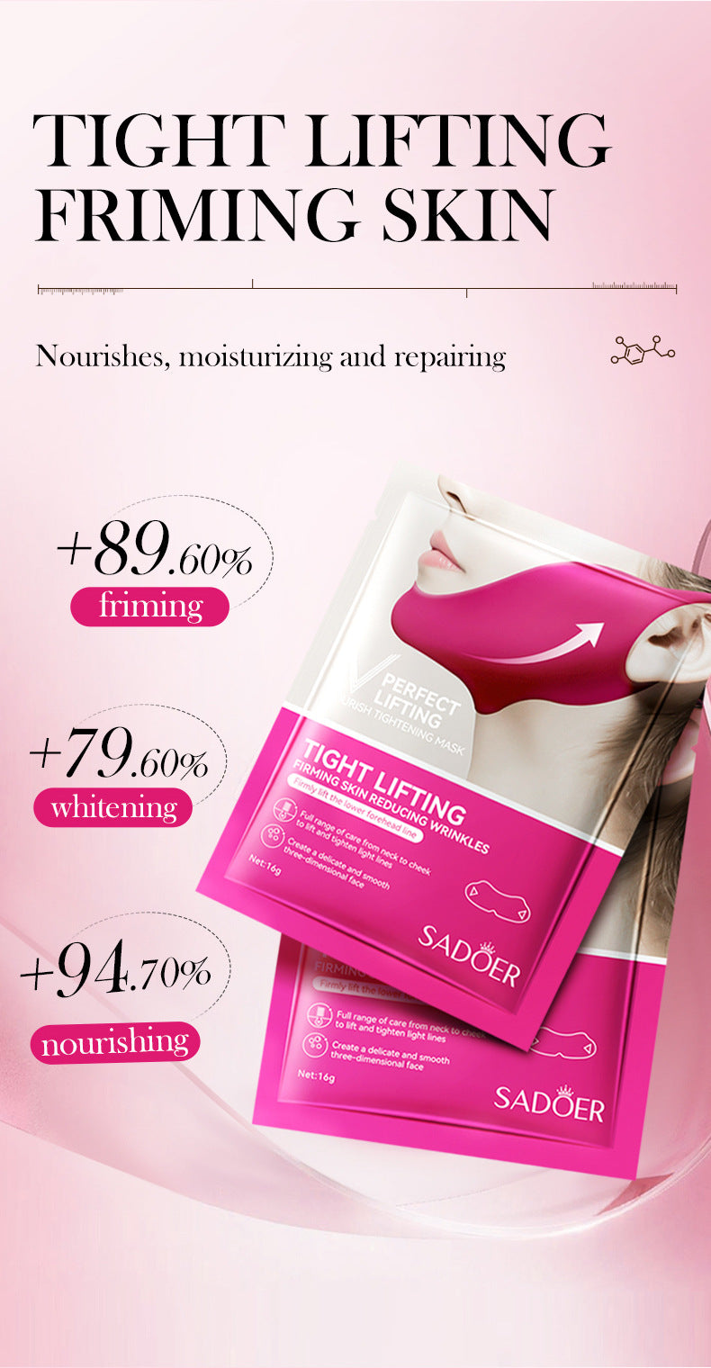 V-Shape Face Lifting Hydrogel Mask for Jawline Firming - 9
