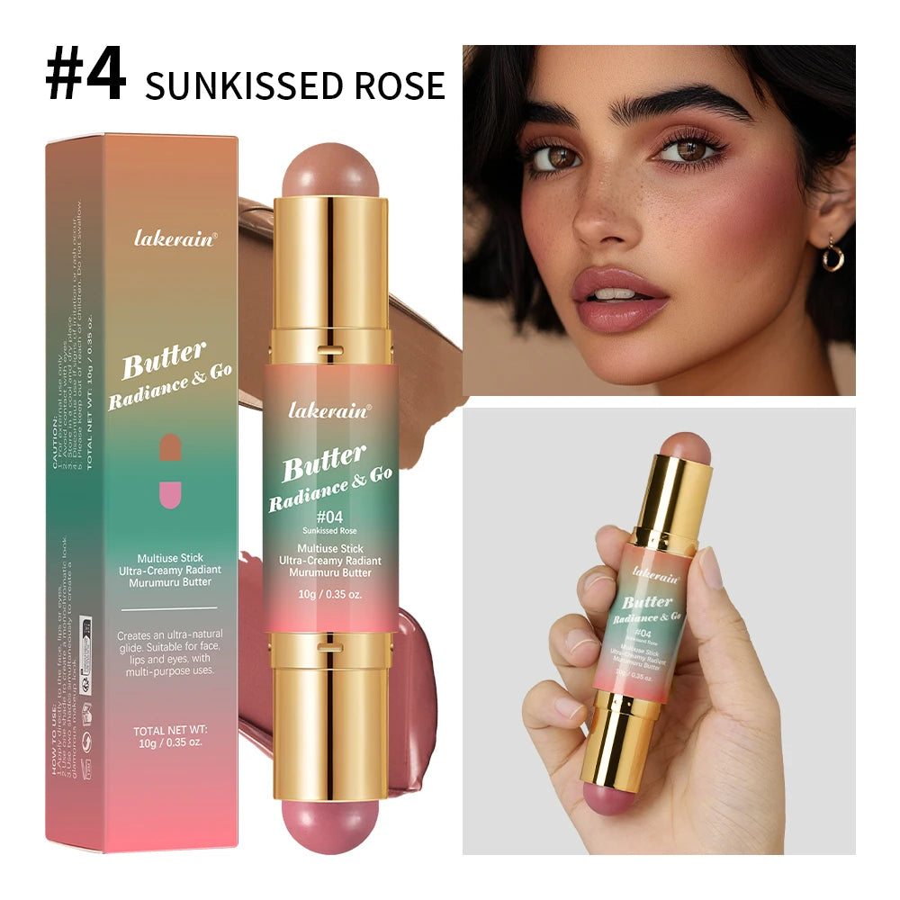 2-in-1 Dual-Ended Cream Bronzer and Blush Stick