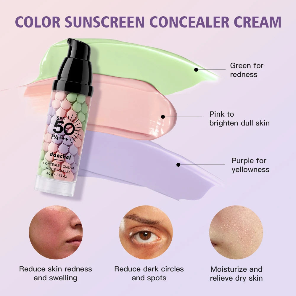 3-in-1 Color Correcting Makeup Primer with SPF 50 - 6