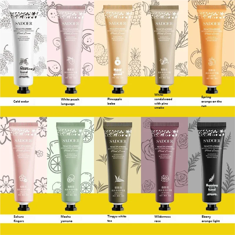 10-Piece Floral and Fruity Moisturizing Hand Cream Set - 1