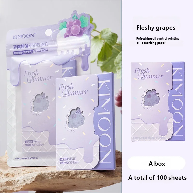 Oil-Absorbing Face Blotting Wipes for Shine Control - 12