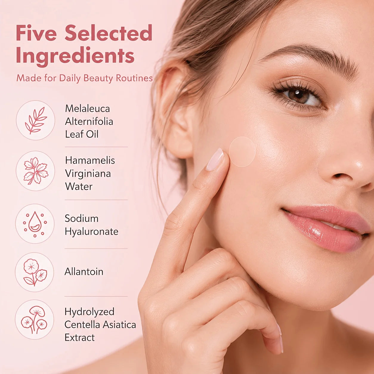 Invisible Hydrocolloid Acne Patch Set for Fast Healing