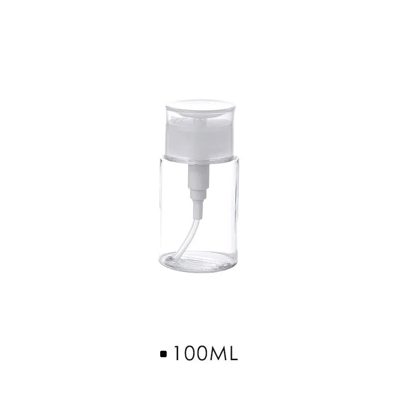 Refillable Press Pump Bottle for Makeup Remover and Toner - 4