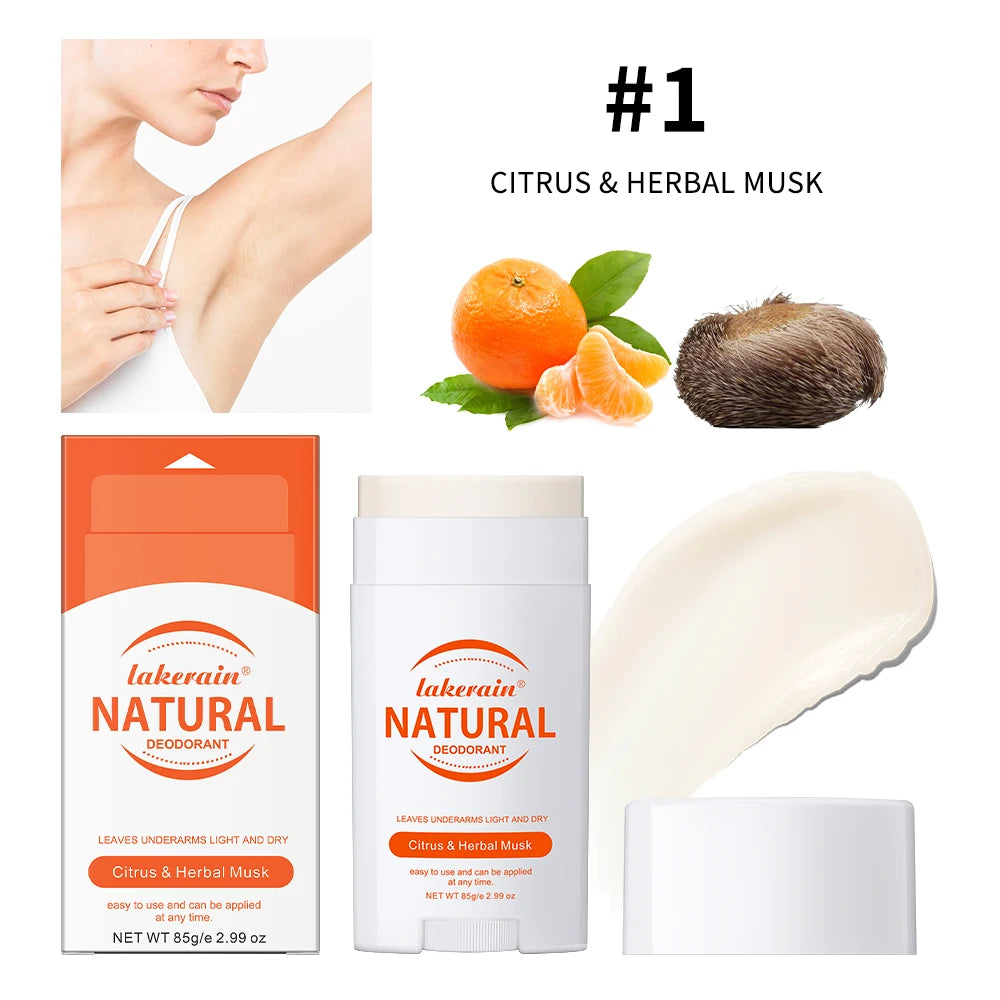 Natural Long-Lasting Solid Deodorant Balm - 23