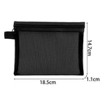 3-Piece Mesh Travel Toiletry and Makeup Organizer Set