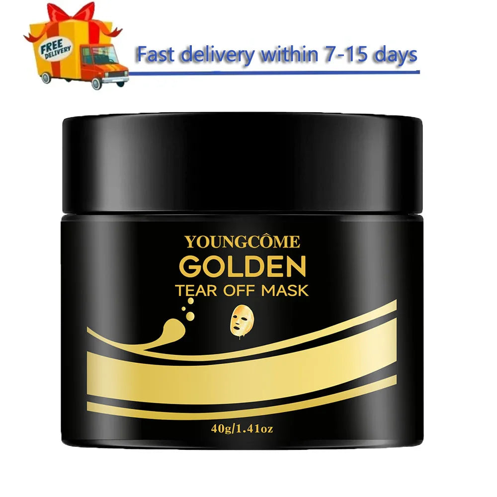 24K Gold Peel-Off Face Mask for Deep Pore Cleansing - 13
