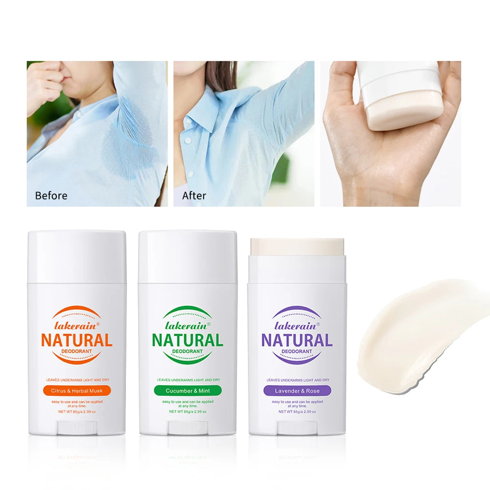 Natural Long-Lasting Solid Deodorant Balm