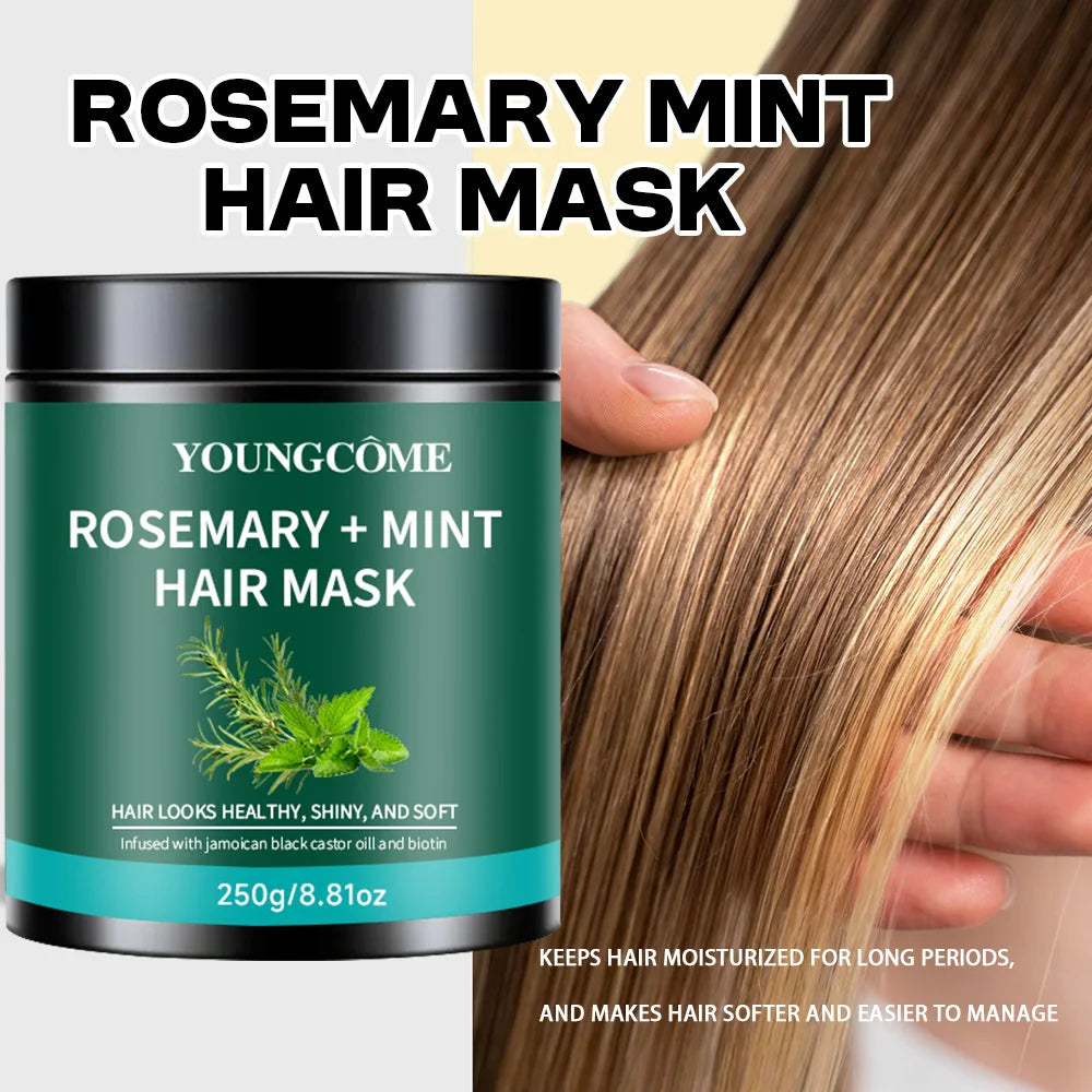 Rosemary Mint Hair Mask for Repair and Shine
