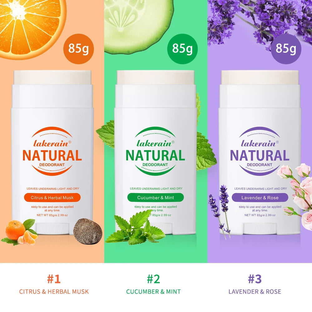 Natural Long-Lasting Solid Deodorant Balm