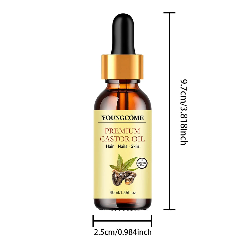 Pure Organic Castor Oil for Hair and Skin Care - 11