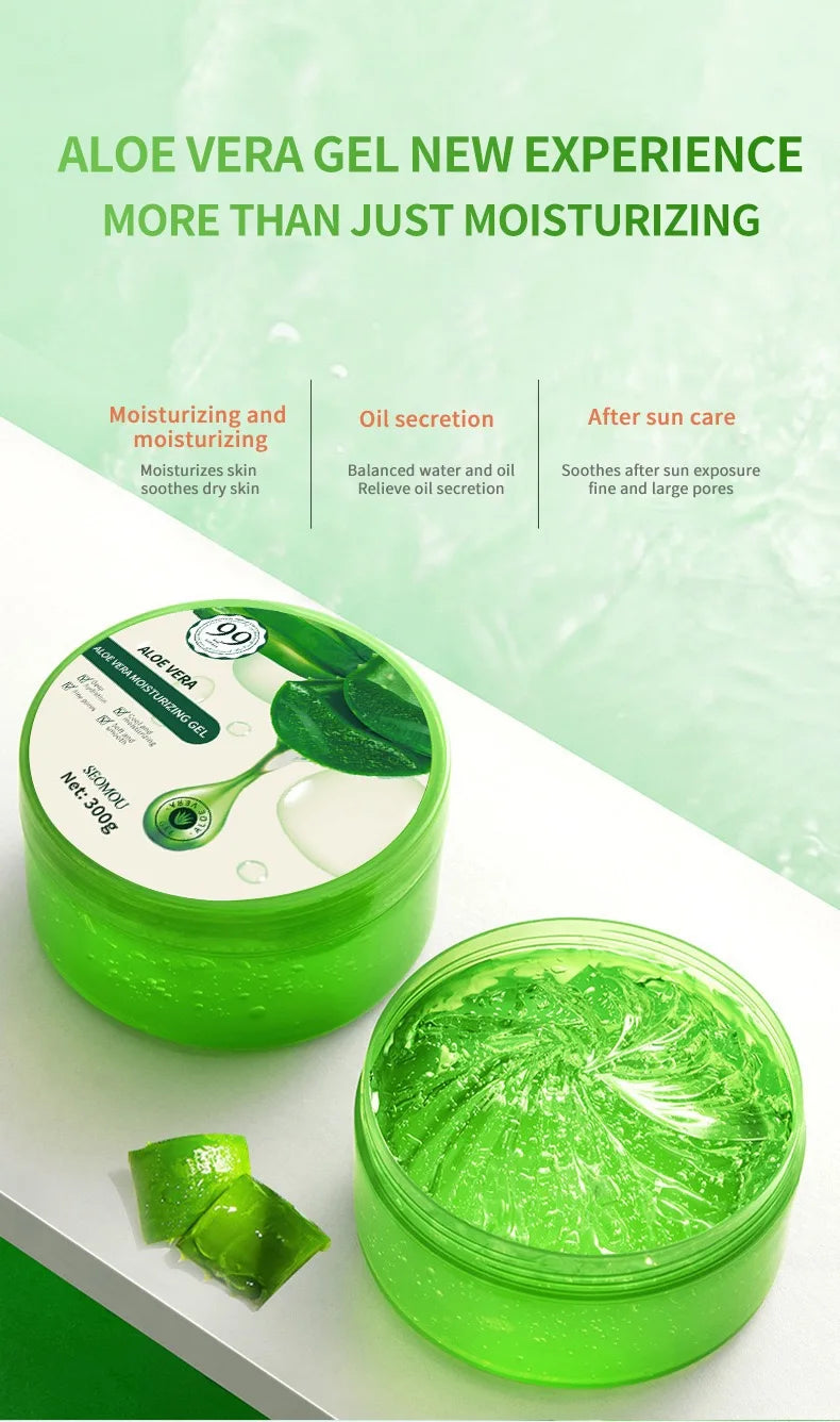 99% Natural Aloe Vera Soothing Gel for Face and Body - 8