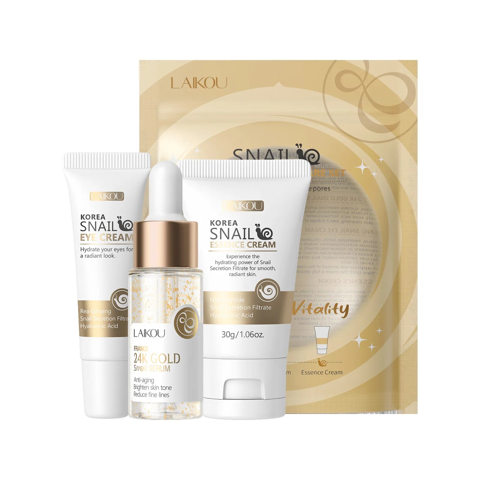 Snail Mucin Anti-Aging Skin Care Set - 19