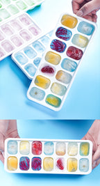 14-Grid Easy-Release Silicone Ice Cube Tray