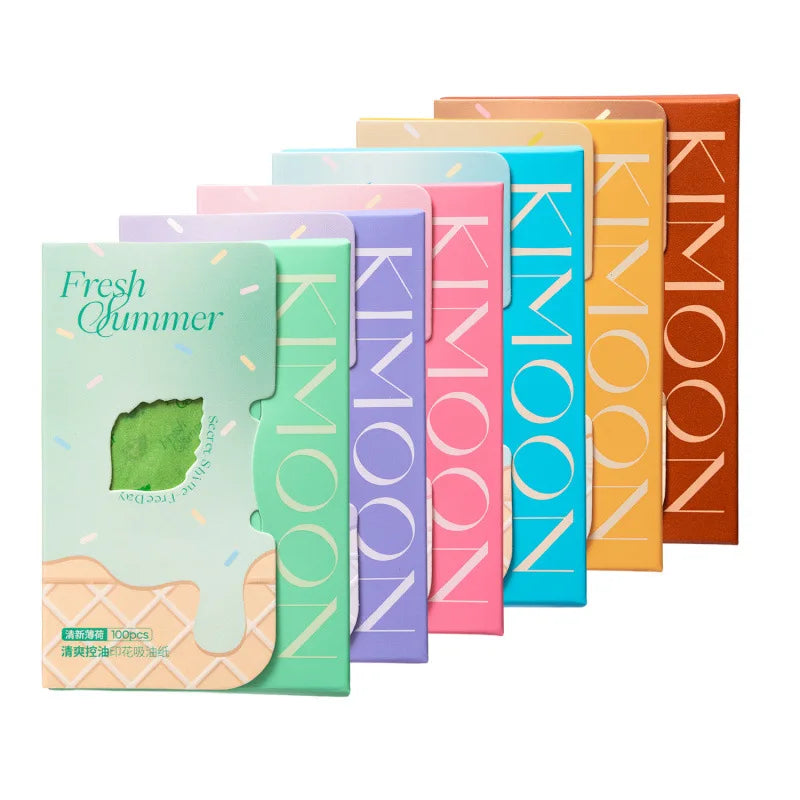 Oil-Absorbing Face Blotting Wipes for Shine Control