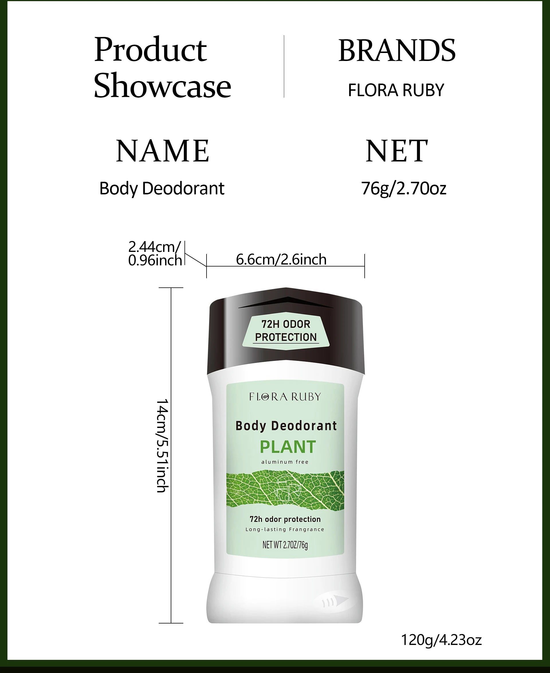 Long-Lasting Mineral Deodorant Stick for All-Day Freshness - 14