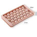 33-Ball Round Ice Cube Tray for Whiskey and Cocktails
