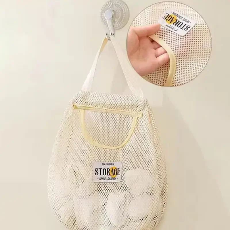 Wall-Hanging Mesh Organizer for Socks and Underwear