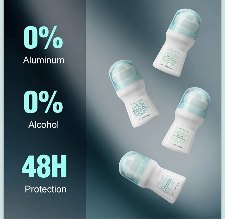 Natural Aluminum-Free Deodorant Roll-On - 13