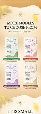 Oil-Absorbing Face Blotting Sheets for Oily Skin