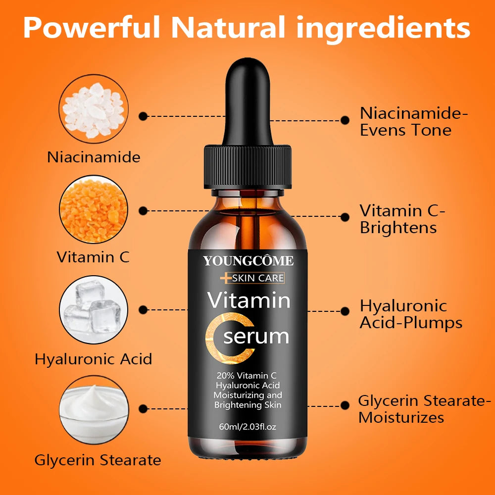 Brightening Vitamin C Serum for Radiant Hydrated Skin - 2