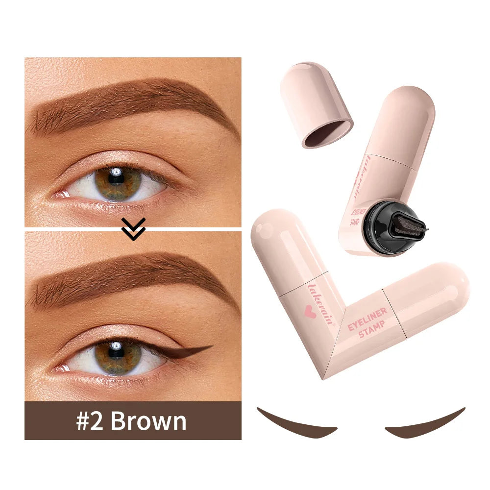 Waterproof Double-Wing Eyeliner Stamp for Perfect Wings - 1