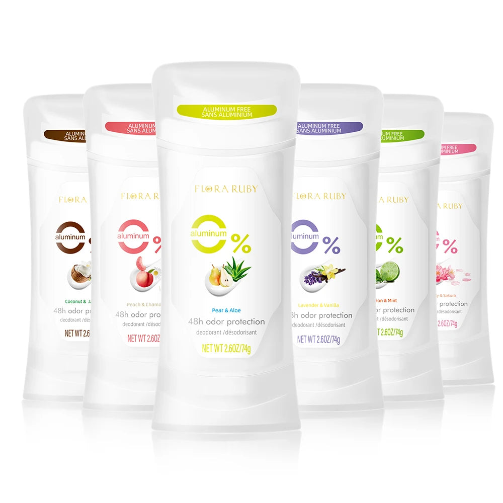 3-Pack Aluminum-Free Natural Deodorant Sticks