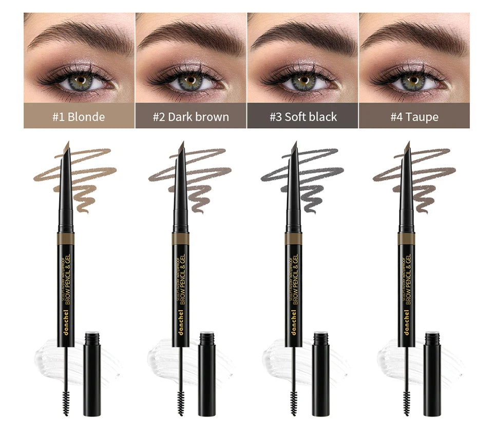 2-in-1 Waterproof Brow Pencil and Sculpting Gel