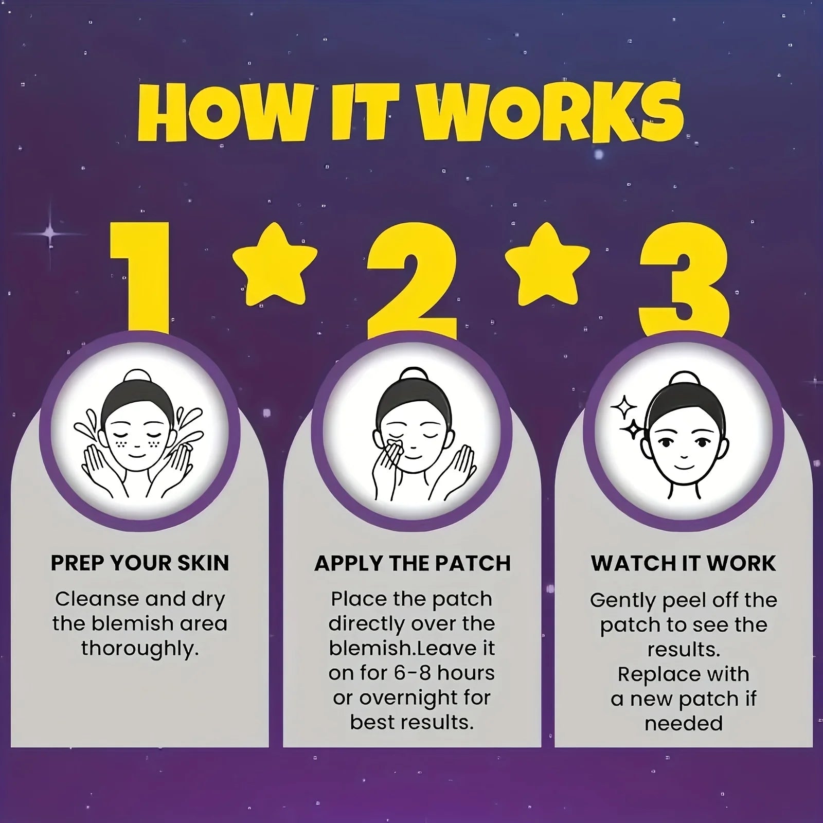 Star-Shaped Hydrocolloid Acne Pimple Patches (240 Count) - 13