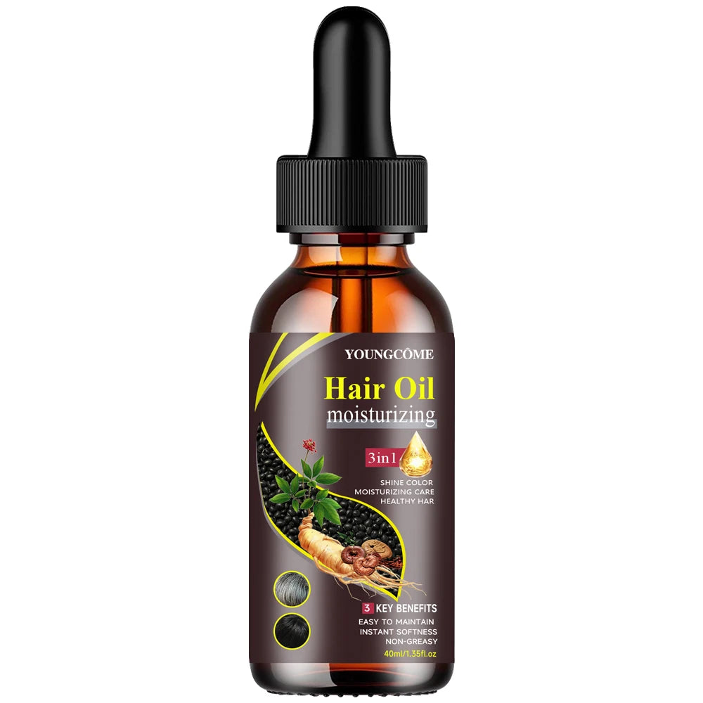 3-in-1 Natural Herbal Hair Repair and Moisturizing Oil